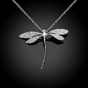 925 Sterling Silver Dragonfly Necklace Brand new